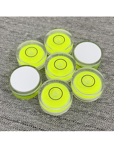 4 Niveles de Burbuja Circulares Adheribles YMGBHNKJLS 2.5x1cm