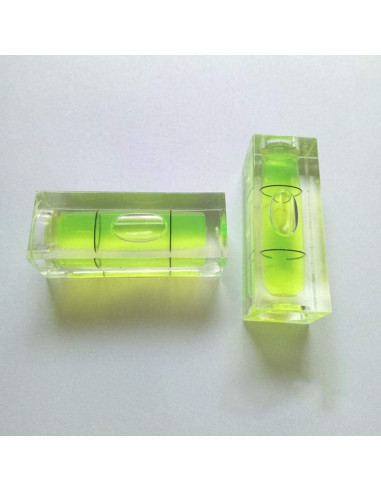 Nivel de Burbuja Cuadrado YOTOM 11pcs Verde 10x2.9cm