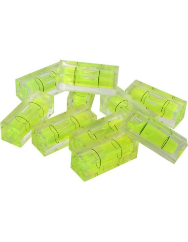 Nivel de Burbuja Cuadrado YOTOM 11pcs Verde 10x2.9cm