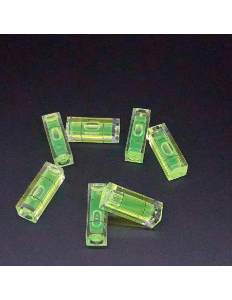Nivel de Burbuja Cuadrado YOTOM 11pcs Verde 10x2.9cm