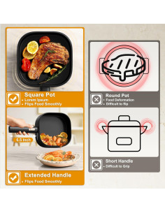 Olla Caliente Eléctrica Dezin 2L Antiadherente 800W 2