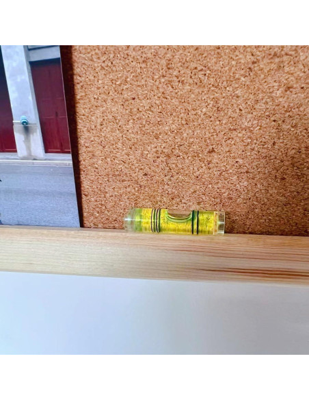 Mini Nivel Cilíndrico 8 Piezas 9.5x40mm Amarillo-Verde