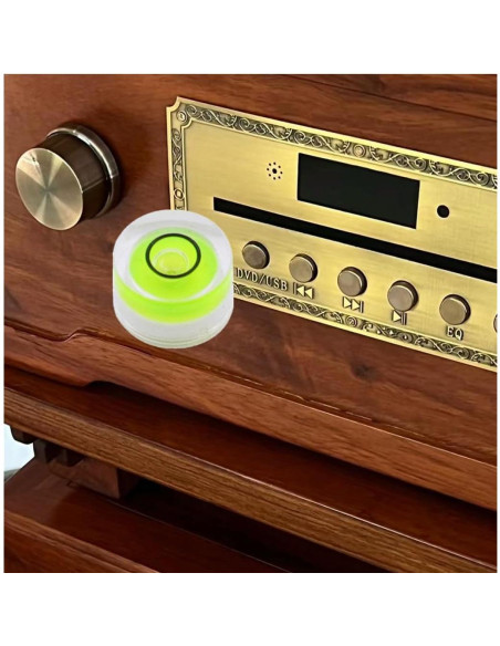 10 Niveles de Burbuja Mini Circulares WOYISEPG 10x6mm