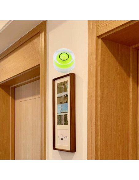 10 Niveles de Burbuja Mini Circulares WOYISEPG 10x6mm