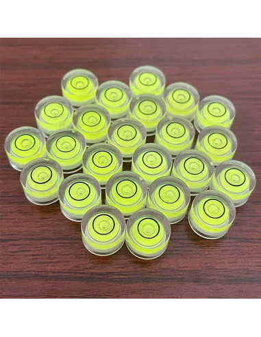 10 Niveles de Burbuja Mini Circulares WOYISEPG 10x6mm