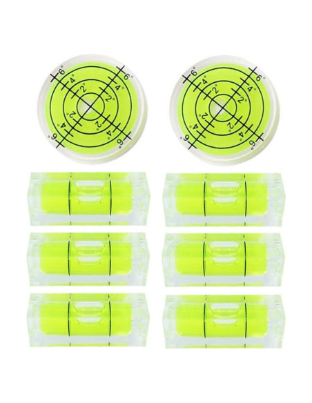 8 Niveles de Burbuja Mini LAIESYA para Medición Precisa