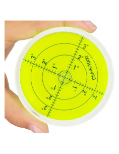 Nivel de Burbuja Circular Magnético GEONASSUR 60mm Precisión