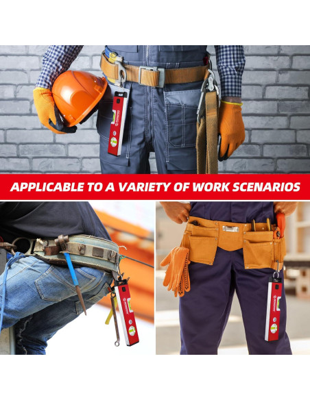 Nivel de Torpedo RONGPRO 23 cm Magnético Resistente a Golpes