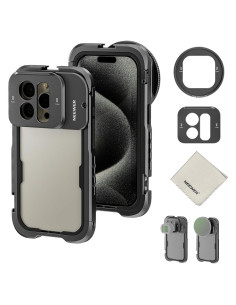 Jaula de Video NEEWER PA023 para iPhone 15 Pro con Adaptador