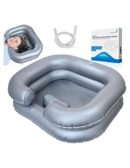Basin Inflable para Lavado de Cabello Circa Air - Plateado