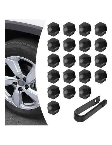21 Tapas Protectores de Tornillo de Neumático Yumfugu 1.88 cm