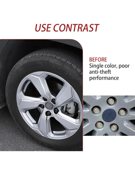 21 Tapas Protectores de Tornillo de Neumático Yumfugu 1.88 cm