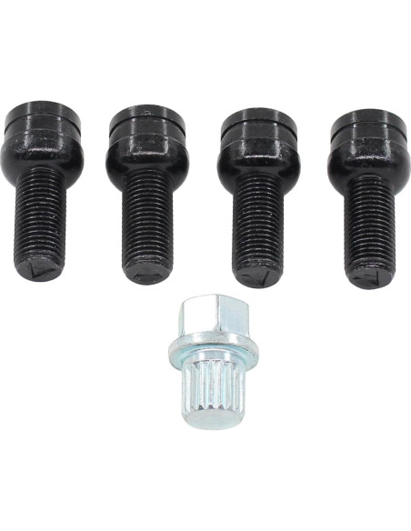 Tuercas de Rueda Antirrobo M14 MOTOKU para VW y Audi