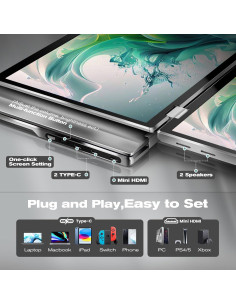 Extensor de Pantalla KEFEYA 15.6" Full HD Plegable 2