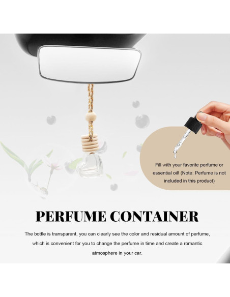 5 Ambientadores de Aire para Coche SHMZK Corazón 8ml