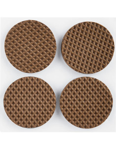 Almohadillas Antideslizantes Scotch 3.81 cm, 8 Pcs, Marrón 2