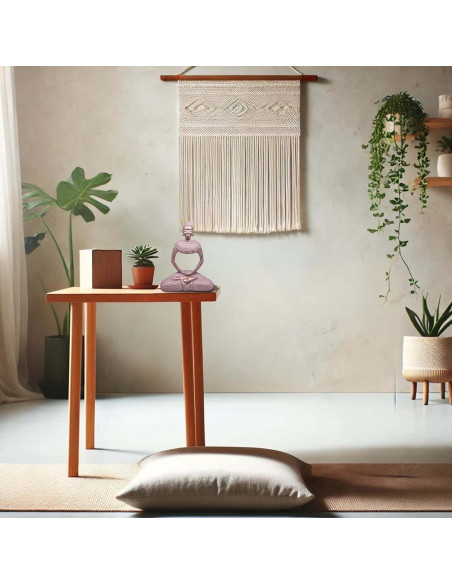 Estatua de Buda de latón HCCMLOVE 19.81 cm decoración hogar