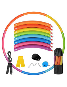 Aro de Ejercicio Phobby HOOP V2 1.27kg Ajustable con Cuerda