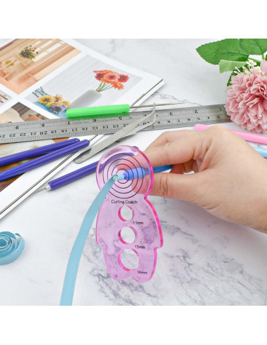 Juego de herramientas de quilling Yuntop 12 piezas para manualidades