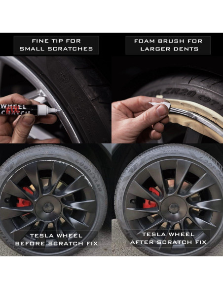 Kit de Reparación de Rasguños para Llantas Wheel Scratch Fix Antracita
