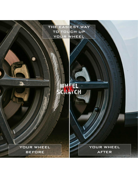 Kit de Reparación de Rasguños para Llantas Wheel Scratch Fix Antracita