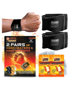 Muñequera Calentadora T Built con 4 Calentadores Desechables