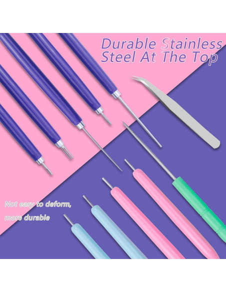 Juego de herramientas de quilling Abvsdu 12 PCS para manualidades