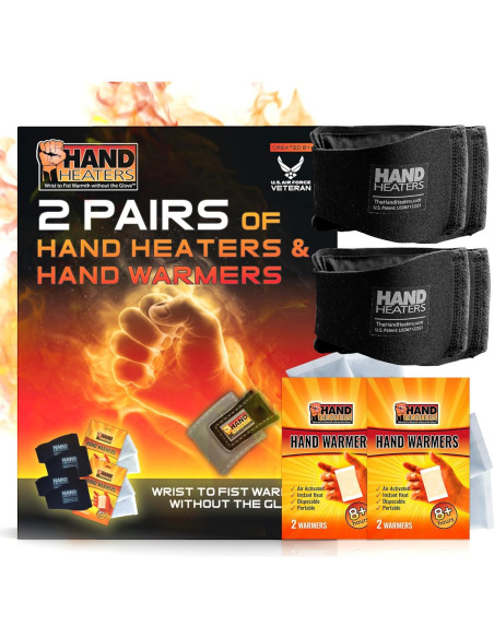 Muñequera Calentadora T Built con 4 Calentadores Desechables