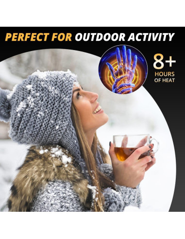 Muñequera Calentadora T Built con 4 Calentadores Desechables