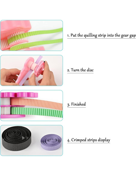 Kit de herramientas de quilling YURROAD 19 piezas para principiantes Kit de herramientas de quilling YURROAD 19 piezas para principiantes