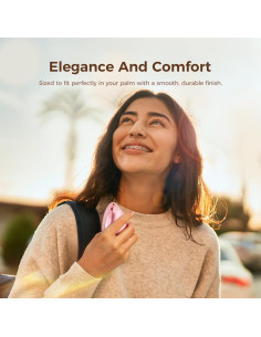 Calentador de Manos Recargable OCOOPA UT4 Raro Rosa 2000mAh 2