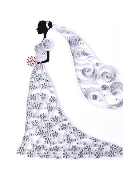 Kit de Papel Quilling Woohome 48 Piezas, Herramientas y Plantillas