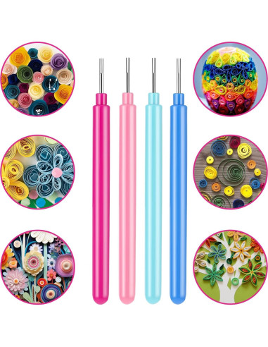 Kit de herramientas de quilling Lusofie 4 piezas manualidades