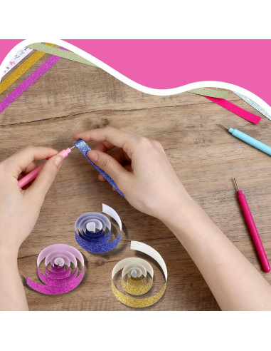 Kit de herramientas de quilling Lusofie 4 piezas manualidades