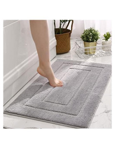 Alfombrilla de Baño GRANNY SAYS Gris 40x60 cm Antideslizante