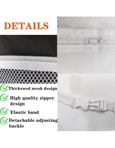 Bolsa de Secado para Zapatillas Jonnick - Malla Ajustable 39.9 cm