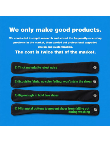 Bolsa de Lavado de Zapatos XXL ZEPHYRION - 2 Piezas Blanca