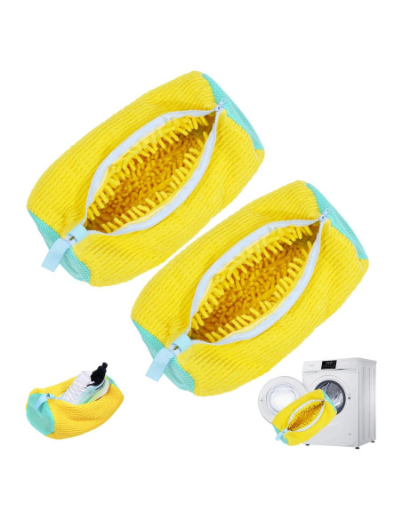 Bolsa de Lavado de Zapatos Xan Concept 2 Pcs Amarillo