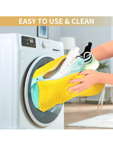 Bolsa de Lavado de Zapatos Xan Concept 2 Pcs Amarillo