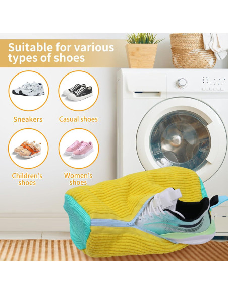 Bolsa de Lavado de Zapatos Xan Concept 2 Pcs Amarillo