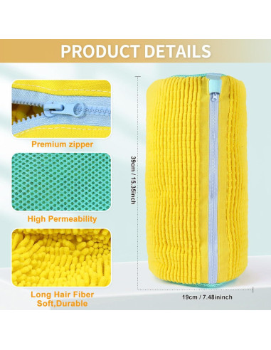 Bolsa de Lavado de Zapatos Xan Concept 2 Pcs Amarillo