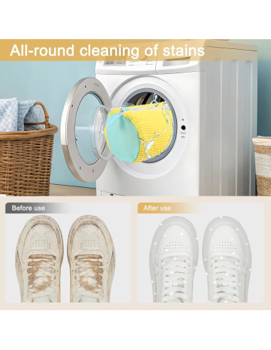 Bolsa de Lavado de Zapatos Xan Concept 2 Pcs Amarillo