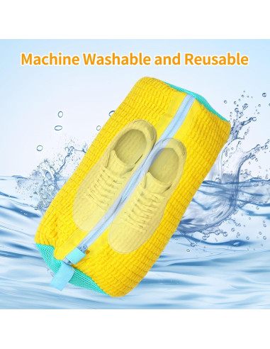 Bolsa de Lavado de Zapatos Xan Concept 2 Pcs Amarillo