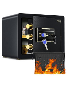 Caja Fuerte ADIMO 1.2 Pies Cúbicos a Prueba de Fuego y Agua