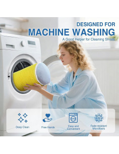 Bolsa de Lavado de Zapatos Teletrogy con Cremallera y Árboles Ajustables 2