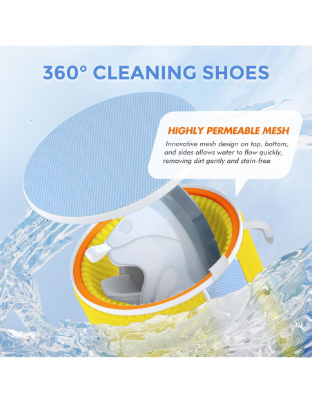 Bolsa de Lavado de Zapatos Teletrogy Amarilla 2 Pcs 33cm