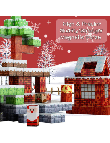 Bloques Magnéticos 100PCS QCCX Juguetes Educativos 3 a 10 Años