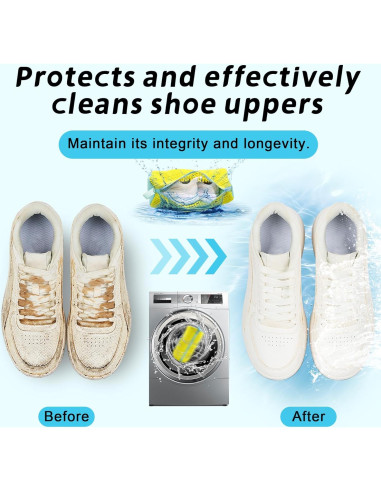 Bolsa de Lavado de Zapatos CNEYSID - 2 Unidades Amarillas