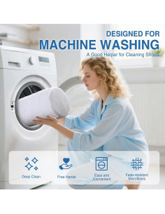 Bolsa de Lavado de Zapatos Teletrogy 2PCS Reutilizables 33cm 2