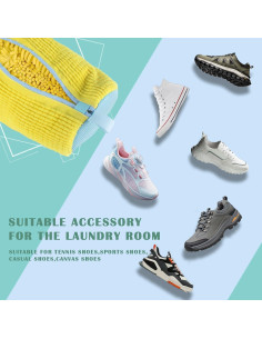 Bolsa de Lavado de Zapatos MACTANO 2PCS con Cremallera 2